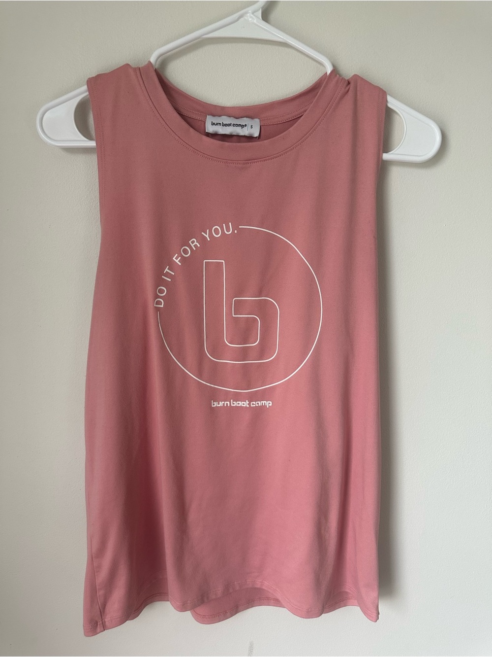 Burn Boot Camp Women's Dusty Rose Logo tank - GUC